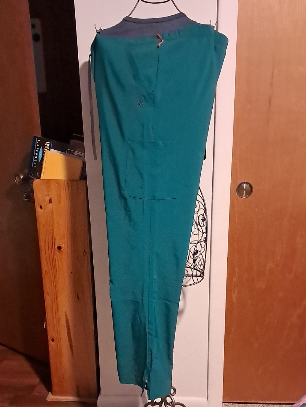Teal Green Tall Scrub Pants